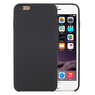 For iPhone 6 Plus & 6s Plus Pure Color Liquid Silicone + PC Protective Back Cover Case(Dark Gray)