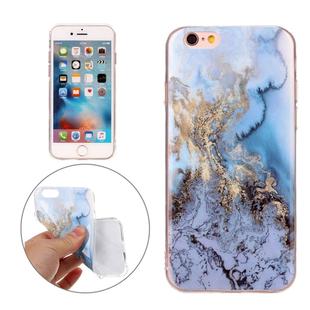 For iPhone 6s Plus & 6 Plus Blue Marble Pattern Soft TPU Protective Case