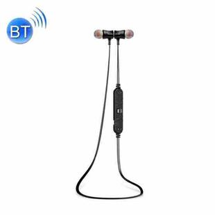 AWEI A921BL Wireless Sport Magnetic Bluetooth Earphone with Wire Control + Mic(Black)