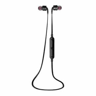 AWEI A960BL Wireless Sport Bluetooth Earphone with Wire Control, Support Handfree Call(Black)