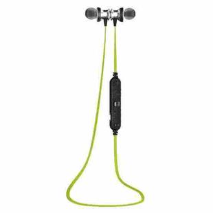 AWEI A980BL Wireless Sport Magnetic Bluetooth Earphone with Wire Control , Support Handfree Call(Green)