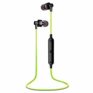 AWEI A990BL Wireless Sport Bluetooth Stereo Earphone with Wire Control + Mic, Support Handfree Call(Green)