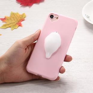 For iPhone 6 Plus & 6s Plus 3D White Sea Lions Pattern Squeeze Relief Squishy Dropproof Protective Back Cover Case