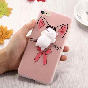 For iPhone 6 Plus & 6s Plus 3D Cartoon Squeeze Relief Squishy Dropproof Protective Back Cover Case