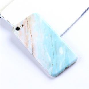 For iPhone 6 Plus & 6s Plus Pink Green Marble Pattern TPU Protective Back Cover Case