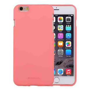 GOOSPERY SOFT FEELING for iPhone 6 Plus & 6s Plus Liquid State TPU Drop-proof Soft Protective Back Cover Case(Pink)