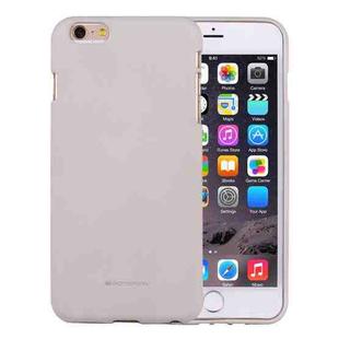 GOOSPERY SOFT FEELING for iPhone 6 Plus & 6s Plus Liquid State TPU Drop-proof Soft Protective Back Cover Case(Grey)