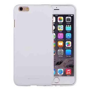 GOOSPERY SOFT FEELING for iPhone 6 Plus & 6s Plus Liquid State TPU Drop-proof Soft Protective Back Cover Case(White)