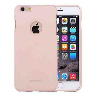 GOOSPERY SOFT FEELING for iPhone 6 Plus & 6s Plus Liquid State TPU Drop-proof Soft Protective Back Cover Case(Apricot)