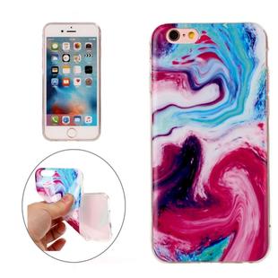 For iPhone 6s Colorful Marble Pattern Soft TPU Protective Case