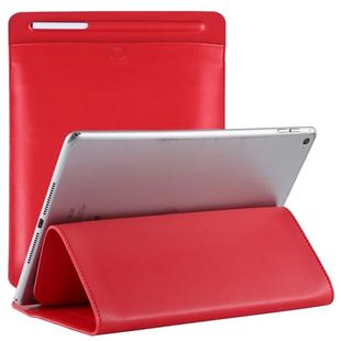 Universal Case Sleeve Bag for iPad 2 / 3 / 4 / iPad Air / Air 2 / Mini 1 / Mini 2 / Mini 3 / Mini 4 / Pro 9.7 /  Pro 10.5, with Pencil Case & Holder(Red)