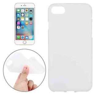 For  iPhone 8 & 7  Solid Color TPU Protective Back Cover Case(White)