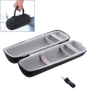 2 in 1 Hard PU Carry Zipper Storage Box Bag + Soft Silicone Cover for JBL Charge 3 Bluetooth Speaker with Shoulder Strap(Grey)