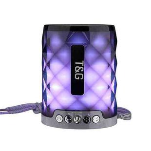 T&G TG155 Bluetooth 4.2 Mini Portable Wireless Bluetooth Speaker with Colorful Lights(Grey)