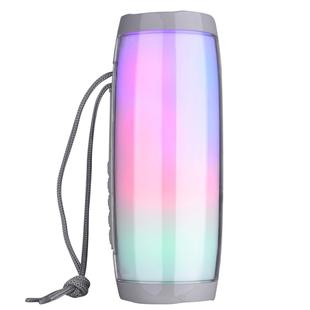 T&G TG157 Bluetooth 4.2 Mini Portable Wireless Bluetooth Speaker with Melody Colorful Lights(Grey)
