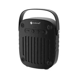 NewRixing NR-4014 Outdoor Portable Hand-held Bluetooth Speaker with Hands-free Call Function, Support TF Card & USB & FM & AUX (Black)