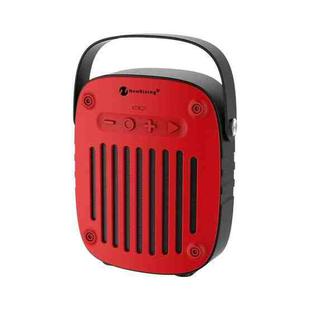 NewRixing NR-4014 Outdoor Portable Hand-held Bluetooth Speaker with Hands-free Call Function, Support TF Card & USB & FM & AUX (Red)