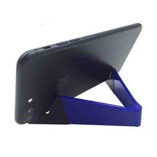 V Shape Universal Mobile Phone Tablet Bracket Holder (Dark Blue)