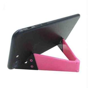 V Shape Universal Mobile Phone Tablet Bracket Holder (Pink)