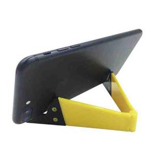 V Shape Universal Mobile Phone Tablet Bracket Holder(Yellow)