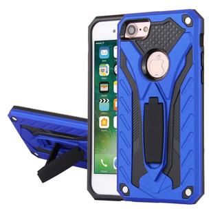 Tough Armor TPU + PC Combination Case with Holder, For  iPhone 8 & 7  Tough Armor TPU + PC Combination Case with Holder(Blue)