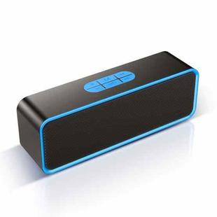 SC211 Portable Subwoofer Wireless Bluetooth Speaker Bluetooth 5.0, Support TF Card & U Disk & 3.5mm AUX (Blue)