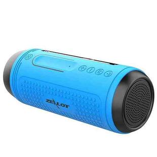 ZEALOT A1 Multifunctional Bass Wireless Bluetooth Speaker, Built-in Microphone, Support Bluetooth Call & AUX & TF Card & LED Lights (Blue)