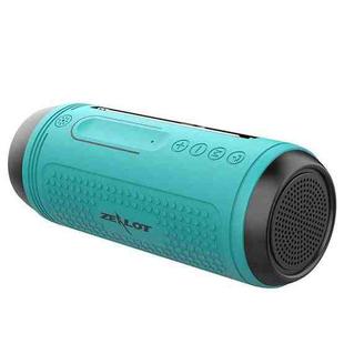 ZEALOT A1 Multifunctional Bass Wireless Bluetooth Speaker, Built-in Microphone, Support Bluetooth Call & AUX & TF Card & LED Lights (Mint Green)