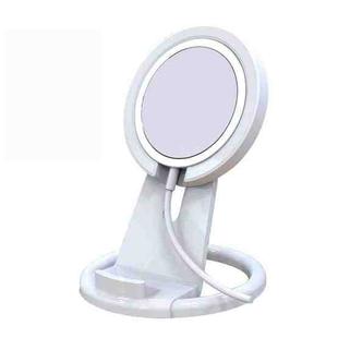 P12 Magnetic 360-degree Rotating Bracket for MagSafe Magnetic Wireless Charger(White)
