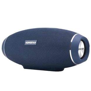 HOPESTAR H20 Portable Outdoor Waterproof Three-speaker Noise Reduction Bluetooth Speaker, Support Hands-free Call & Power Bank & U Disk & TF Card & 3.5mm AUX(Blue)