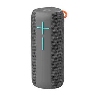HOPESTAR P14 Pro Portable Outdoor Waterproof Wireless Bluetooth Speaker, Support Hands-free Call & U Disk & TF Card & 3.5mm AUX & FM (Grey)