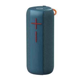 HOPESTAR P14 Pro Portable Outdoor Waterproof Wireless Bluetooth Speaker, Support Hands-free Call & U Disk & TF Card & 3.5mm AUX & FM (Blue)