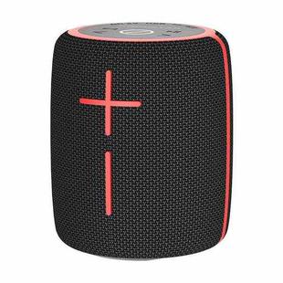 HOPESTAR P25 Portable Outdoor Waterproof Wireless Bluetooth Speaker, Support Hands-free Call & U Disk & TF Card & 3.5mm AUX (Black)