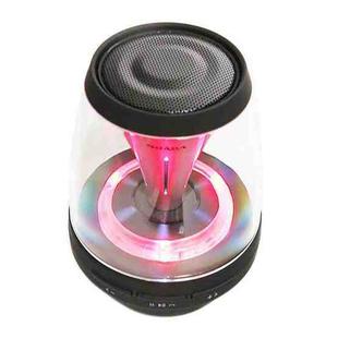 SHABA VS-18 Bluetooth 4.2 Multi-function Portable Small Magic Lamp Colorful Wireless Bluetooth Speaker (Black)