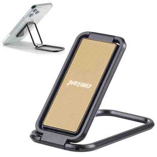 cmzwt CPS-028 Adjustable Folding Magnetic Mobile Phone Desktop Holder Bracket(Gold)