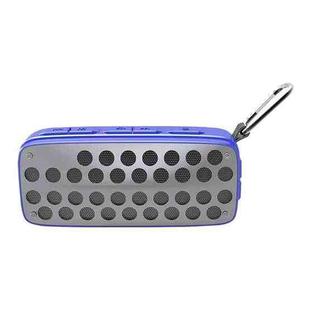 NewRixing NR-4011 Outdoor Splash Water Bluetooth Speaker, Support Hands-free Call / TF Card / FM / U Disk (Blue)