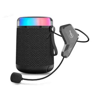ASiNG ME8 Bluetooth Speaker Head-mounted Wireless Microphone Fitness Amplifier(Black)