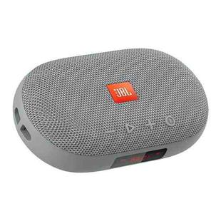 JBL Tune 3 Oval Mesh Digital Display Bluetooth Speaker (Grey)