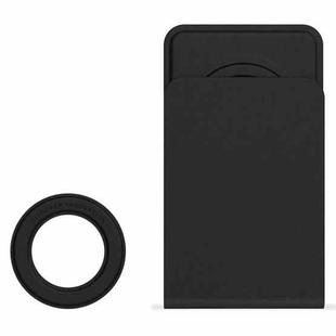 NILLKIN Plain Skin Version Magsafe Ring Magnetic Mobile Phone Holder Set (Black)
