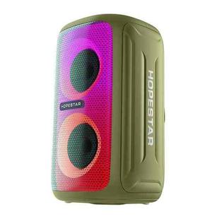 HOPESTAR Party 110 Mini Colorful Lights Wireless Bluetooth Speaker (Green)