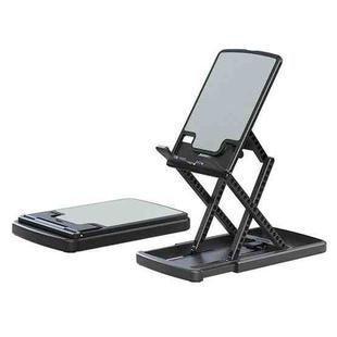 Foldable Mobile Phone Tablet Holder Stand (Black)
