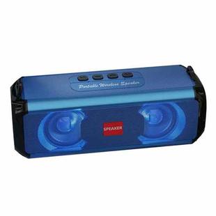 EBS-045 Wireless Stereo RGB Mini Portable Outdoor Music Subwoofer Stereo Speaker with Light (Blue)