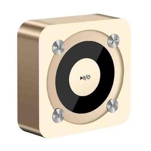 A9 Mini Portable Card Wireless Bluetooth Speaker (Gold)