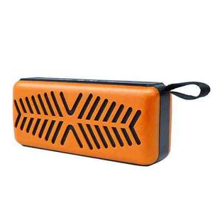 EBS-039 Portable Retro Card Single Speaker Mini Wireless Bluetooth Speaker (Orange)