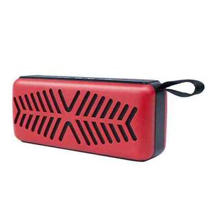 EBS-039 Portable Retro Card Single Speaker Mini Wireless Bluetooth Speaker (Red)