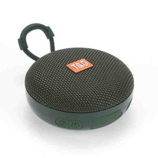 T&G TG352 Outdoor Portable Riding Wireless Bluetooth Speaker TWS Stereo Subwoofer, Support Handsfree Call / FM / TF(Army Green)