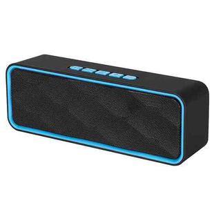 SC211 Pro Outdoor Multi-function Card Wireless Bluetooth Speaker Upgraded Version(Blue)