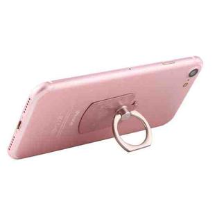 Cmzact CPS-2in1 2 in 1 Eagle Shape 360 Degrees Rotation Magnetic Phone Ring Stent Car Hook Mount(Rose Gold)