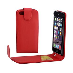 For  iPhone 8 & 7  Ordinary Texture Vertical Flip Leather Case with Card Slot (Red)
