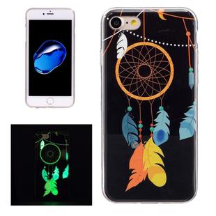 For  iPhone 8 & 7  Noctilucent Wind Chimes Pattern IMD Workmanship Soft TPU Back Cover Case